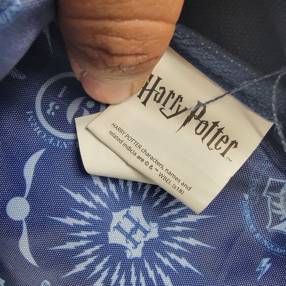 Harry Potter Up To No Good Blue Backpack School Collage Patches Casual Outdoors - Picture 5 of 7